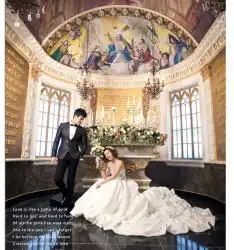 曹卓蕴moko上海展会婚纱样片哥特式情人节