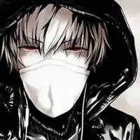 白发血瞳红黑帅哥头像微信头像图片大全