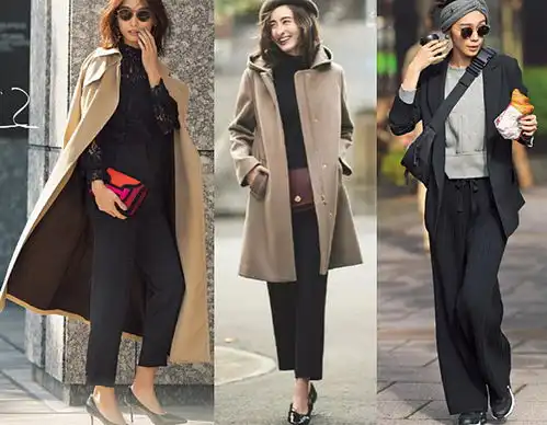 回归极简本质深秋超火黑色系穿搭简约又不失高级感