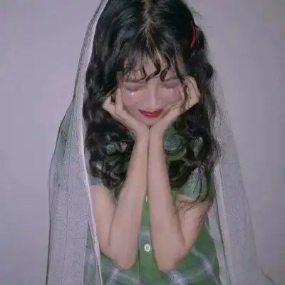 绿色头像女绿色的潮头像社会女