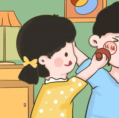 情侣头像这一年故事很简单遇见你很喜欢你