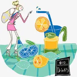 奶茶插画奶茶店插画png素材90设计