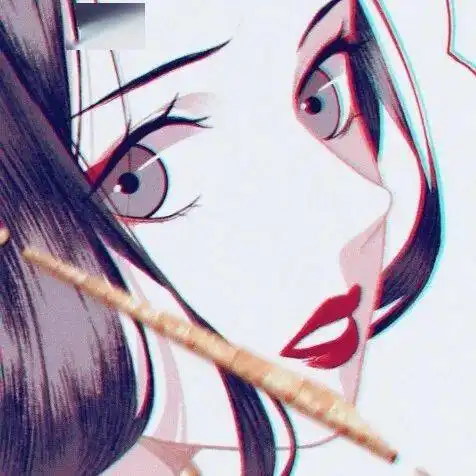 意境古风漫画女生头像芙蓉不及美人妆水殿风来珠翠香