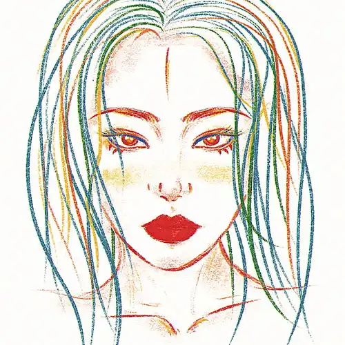 procreate插画头像