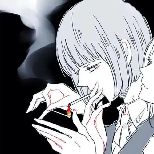 女生丧系动漫头像闺蜜情