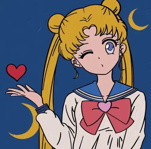 可爱女生动漫头像萌系美少女战士