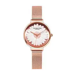 victoriahyde雏菊系列欧美潮流时尚女士钢带石英手表腕表图片大全邮乐官方网站