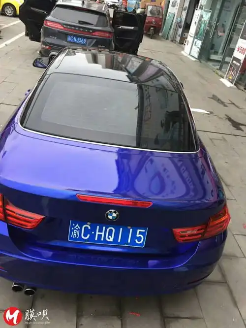 bmw420i超亮金属蓝莓,属于你的独一无二