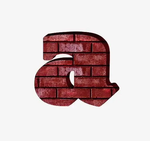 红砖墙字母apng免抠素材免费下载页面网页平面电商创意素材png素材png免抠素材