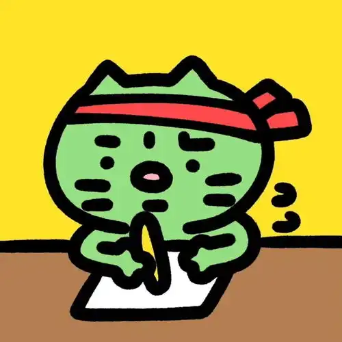 头像淡淡的忧伤焦绿猫系列卡通头像