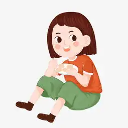 卡通冬至节气女孩插画图片素材其他格式下载动漫人物大全