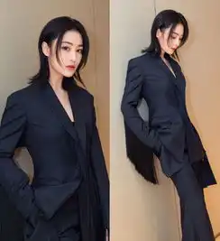 西装女头像动漫张馨予