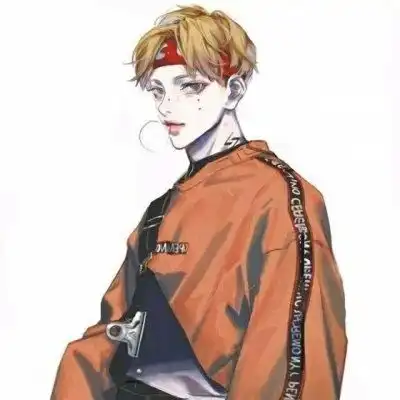 成熟男人卡通头像霸气暗