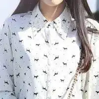 白色衬衫头像女不露脸