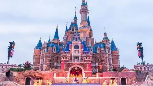 上海迪士尼城堡建筑风景