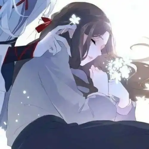 紫色系古风女生头像