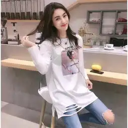 欧美可爱粉色系头像长款