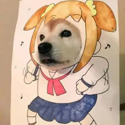 情侣头像狗狗一对蠢萌狗狗情侣头像一左一右