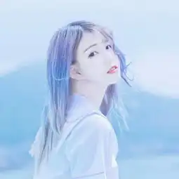 蓝色系闺蜜头像2人一人