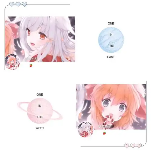 圣诞动漫闺蜜头像套图快让让,仙女们出门过圣诞了