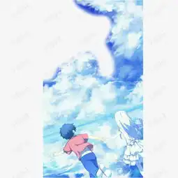 二次元蓝色动漫天空素材图片免费下载高清图标素材png千库网图片编号7880919