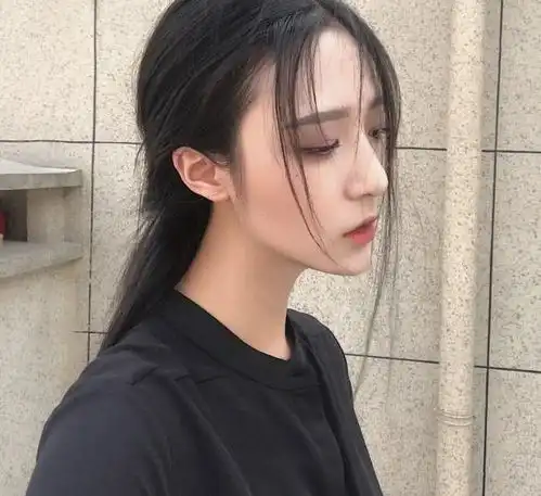 禁欲系真人女头像高冷小