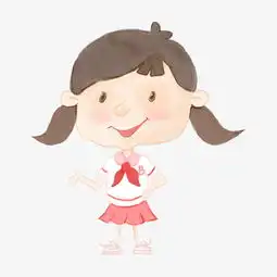上学手绘小清新可爱小女生png图片素材其他格式下载动漫人物大全