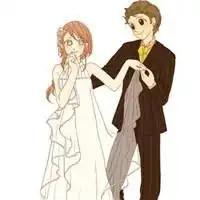 婚纱头像女生背影捧花微信头像图片大全