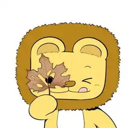 这张图片的另一半情侣头像,是一只狮子透过树叶的图