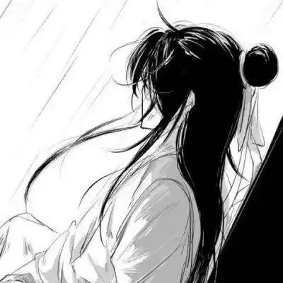 头像黑白男头画线稿