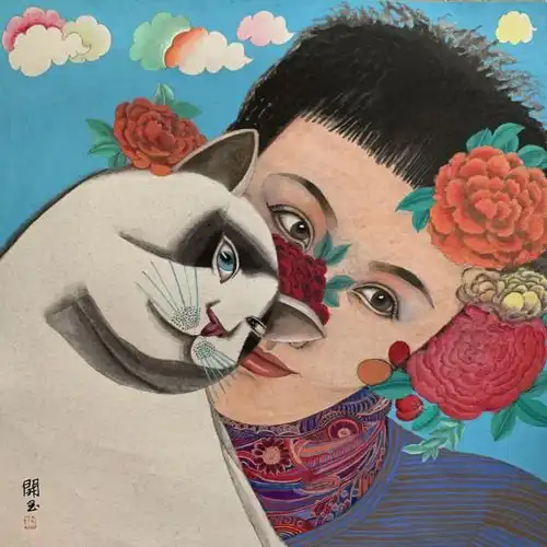 范开玉的温暖谐谑当猫成为灵感缪斯