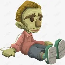 卡通丧尸玩偶素材图片免费下载高清png千库网图片编号8727441