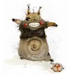 wona插画之可爱动物松鼠