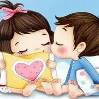 情侣头像小孩子一对两张个性网微信头像图片大全