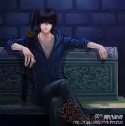 动漫男生的图片现代,要黑发,纤细身材