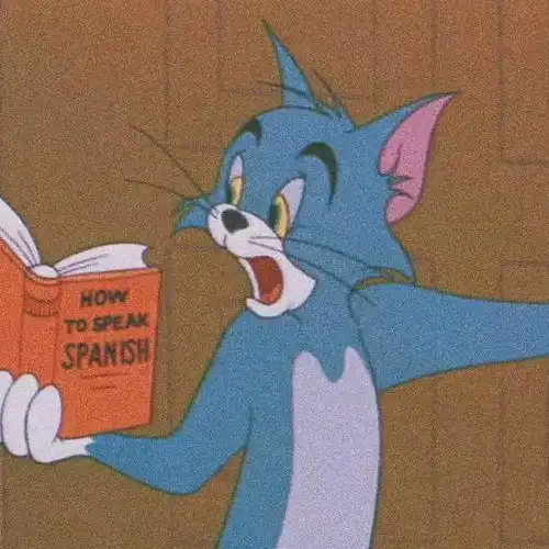 微信头像卡通人和猫脱逃
