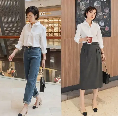 被小个子美女惊艳她的简约法式风穿搭示范很美很高级