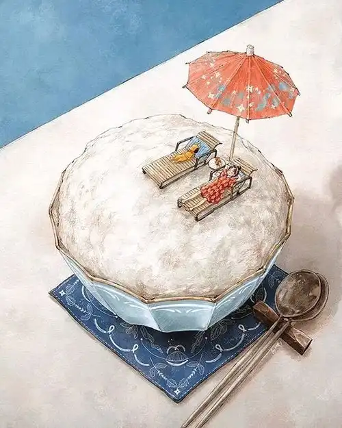 韩国插画家aeppol的森林女孩系列,是多少女生的梦想