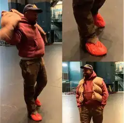 球鞋丨侃爷演绎红色诱惑,yeezy洞洞鞋有新配色曝光