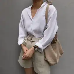 衬衫短裤,如此省钱时髦的穿法