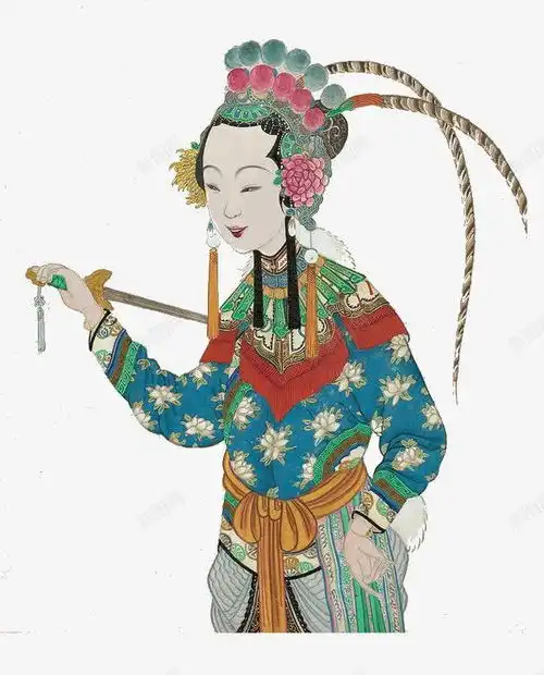 卡通京剧花旦高清素材设计图片免费下载页面网页平面电商创意素材png素材素材
