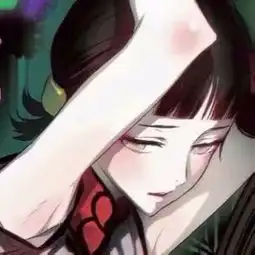 黑色丧系婚纱头像女二次