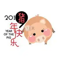 2019抖音卡通猪图片微信头像图片大全