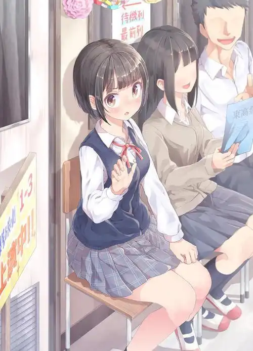 画师笔下温馨治愈的校园日常,靓丽可爱的少女们二次元插画
