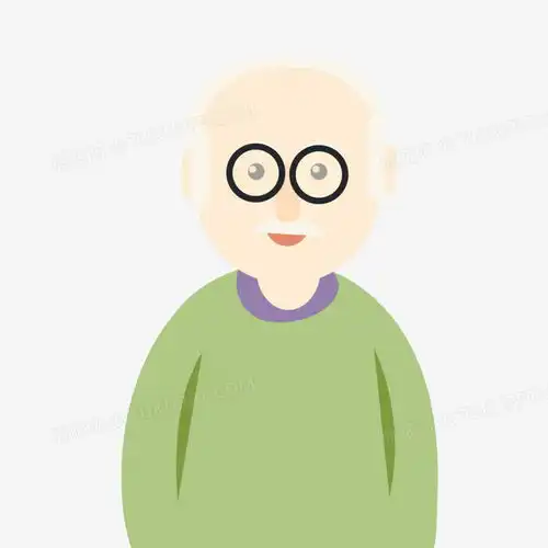 卡通老人头像爷爷头像png图片素材下载头像png熊猫办公