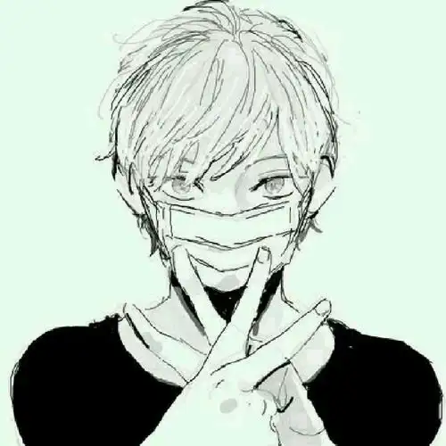 和这两个差不多的动漫头像,医生或者白口罩的