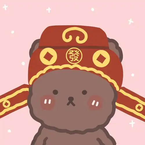 卡通摸头情侣头像新年