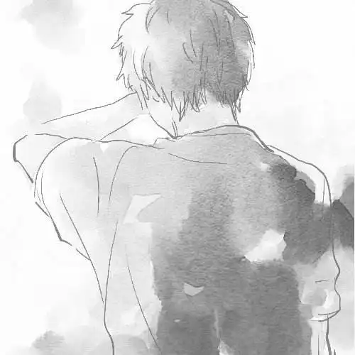 头像男动漫背影高清