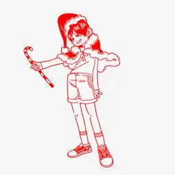 卡通手绘中国风剪纸小女孩图片素材其他格式下载动漫人物大全