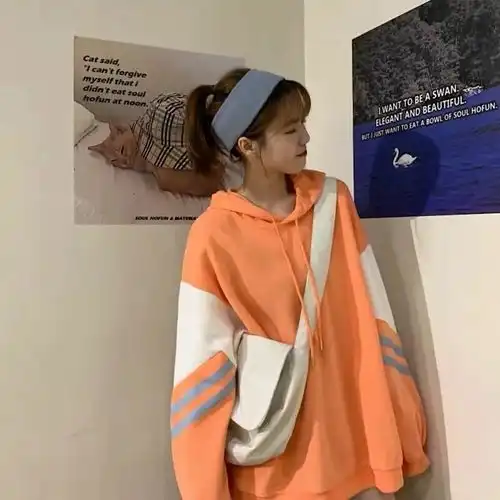 第482期女生头像1119橙色系阳光女孩女生头像